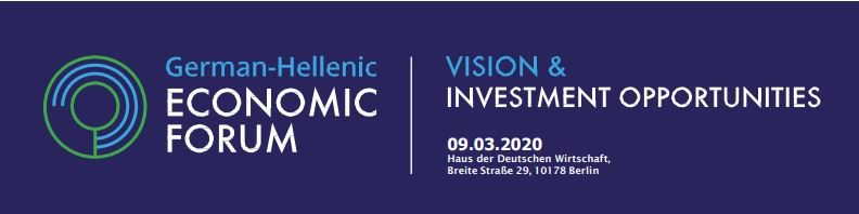 German-Hellenic Economic Forum – Vision and investment opportunities
